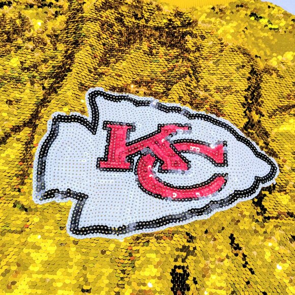 Kansas City Chiefs NFL Apparel Sequin Jacket Size Large pristine condition - Picture 9 of 10